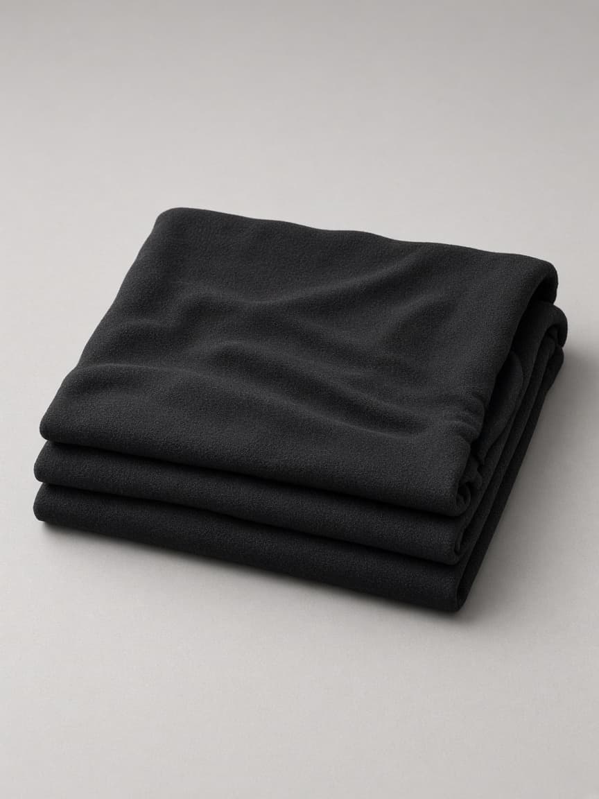 Everyday Black Jersey Scarf
